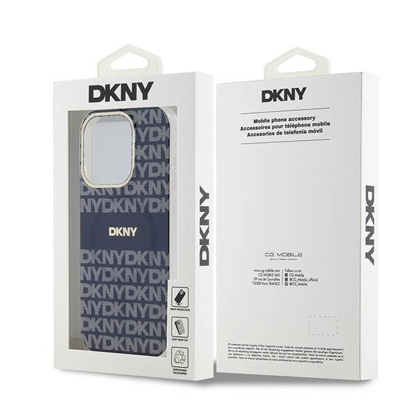 DKNY IML Mono &amp; Stripe MagSafe case for iPhone 15 Pro - blue_7