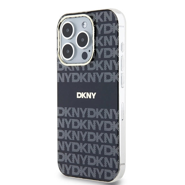 DKNY IML Mono &amp; Stripe MagSafe case for iPhone 15 Pro - black_1