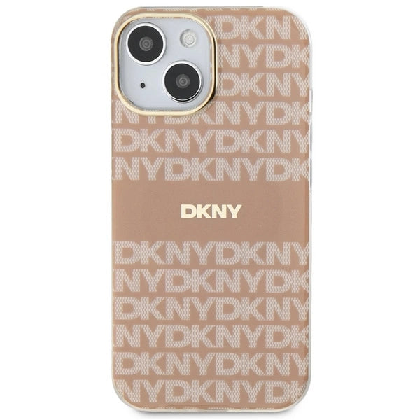 DKNY IML Mono &amp; Stripe MagSafe Case for iPhone 15 Plus / 14 Plus - Pink_2