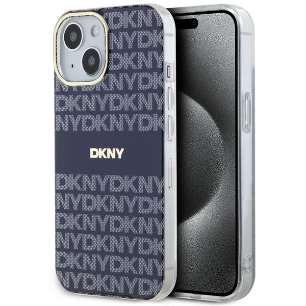 DKNY IML Mono &amp; Stripe MagSafe case for iPhone 15 / 14 / 13 - blue_0