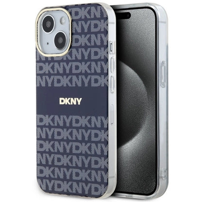 DKNY IML Mono &amp; Stripe MagSafe case for iPhone 15 / 14 / 13 - blue_0