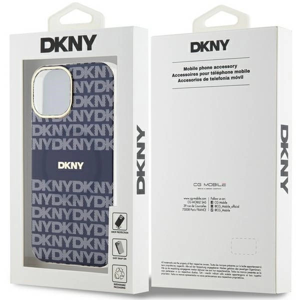 DKNY IML Mono &amp; Stripe MagSafe case for iPhone 15 / 14 / 13 - blue_7