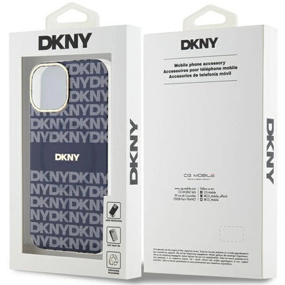 DKNY IML Mono &amp; Stripe MagSafe case for iPhone 15 / 14 / 13 - blue_7