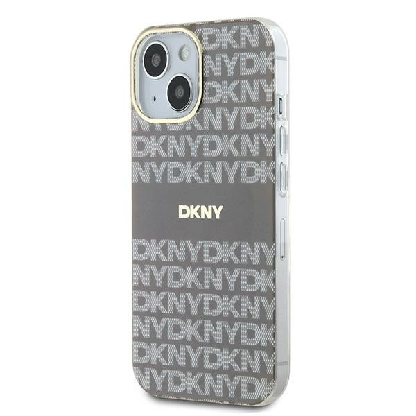 DKNY IML Mono &amp; Stripe MagSafe case for iPhone 15 / 14 / 13 - beige_1