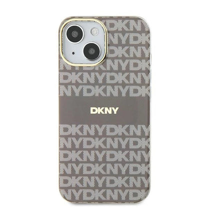 DKNY IML Mono &amp; Stripe MagSafe case for iPhone 15 / 14 / 13 - beige_2