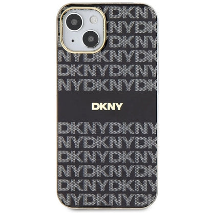 DKNY IML Mono &amp; Stripe MagSafe Case for iPhone 15/14/13 - Black_2