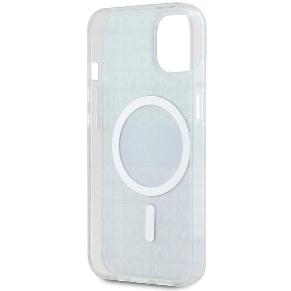 DKNY IML Mono &amp; Stripe MagSafe Case for iPhone 15/14/13 - Black_6