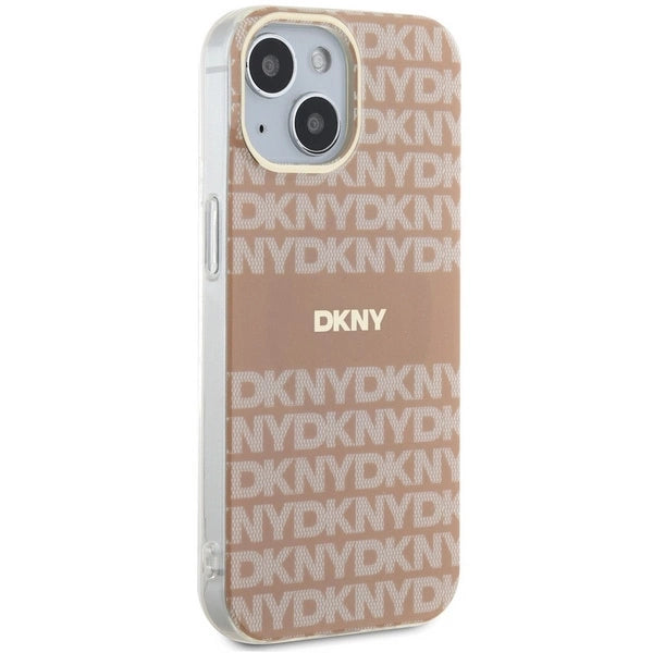 DKNY IML Mono &amp; Stripe MagSafe case for iPhone 15 / 14 / 13 - pink_3