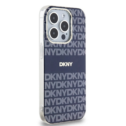 DKNY IML Mono &amp; Stripe MagSafe case for iPhone 15 Pro Max - blue_3