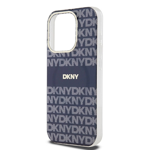 DKNY IML Mono &amp; Stripe MagSafe case for iPhone 15 Pro Max - blue_5