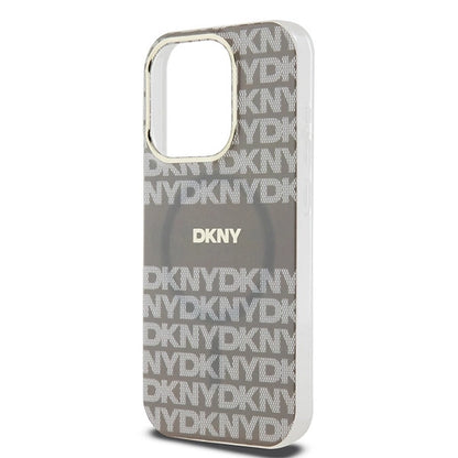 DKNY IML Mono &amp; Stripe MagSafe case for iPhone 15 Pro Max - beige_5