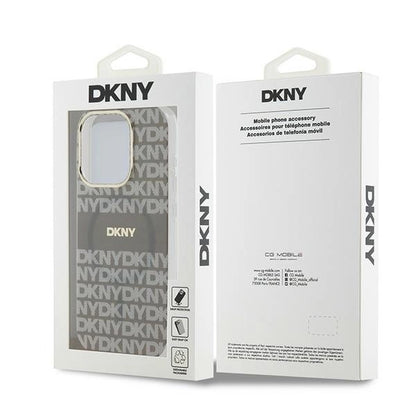 DKNY IML Mono &amp; Stripe MagSafe case for iPhone 15 Pro Max - beige_7