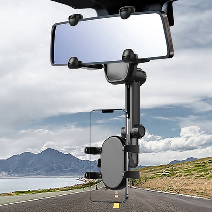 Car Phone Holder for Rearview Mirror - Black_4