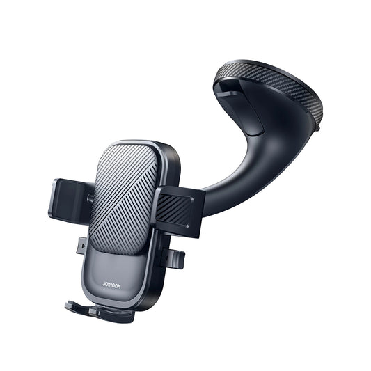 Joyroom JR-OK6 clamp phone holder for glass - black_0