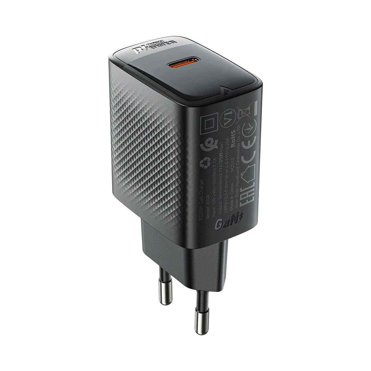 Acefast A104 Charger Network GaN USB-C PD SFC 25W - Black_0