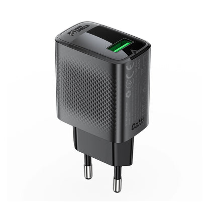 Acefast A90 Charger GaN USB-A QC 18W - Black_0