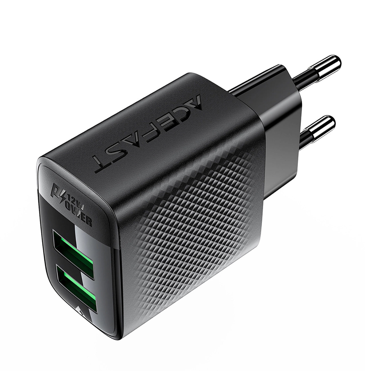 Acefast A86 mains charger 2x USB-A 12W - black_4