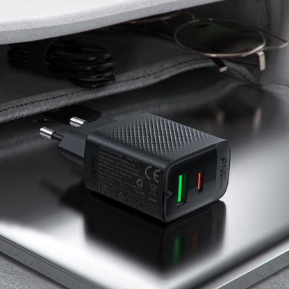 Acefast A78 Charger Network GaN USB-A / USB-C PD 20W - Black_6