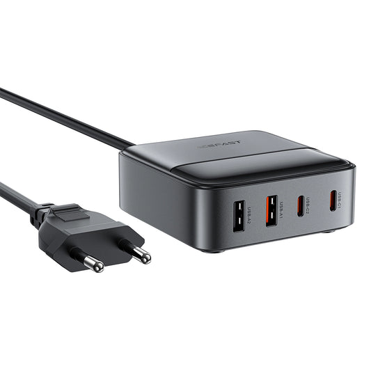 Acefast Z6 Charger Network GaN Desktop 2x USB-A / 2x USB-C PD 65W - Black_0