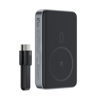 Powerbank Acefast M10 Magnetic 2x USB-C PD 30W with 15W Inductive Charging and USB-C Cable - Black_0