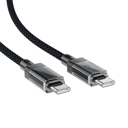 Acefast C12 USB-C / USB-C PD cable 60W 480Mb/with nylon braid - black_2