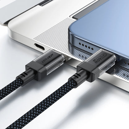 Acefast C12 USB-C / USB-C PD cable 60W 480Mb/with nylon braid - black_4