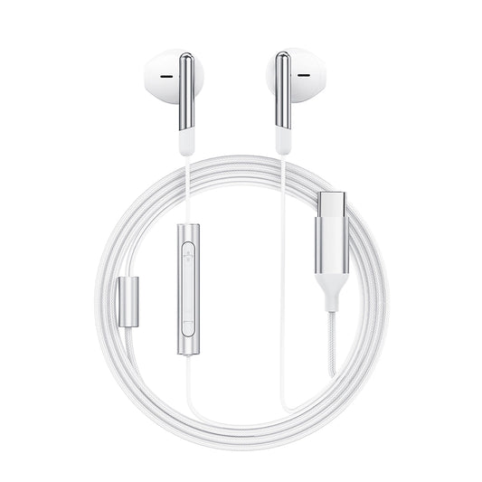 Acefast L3 Wired USB-C Headphones with Microphone - White_0