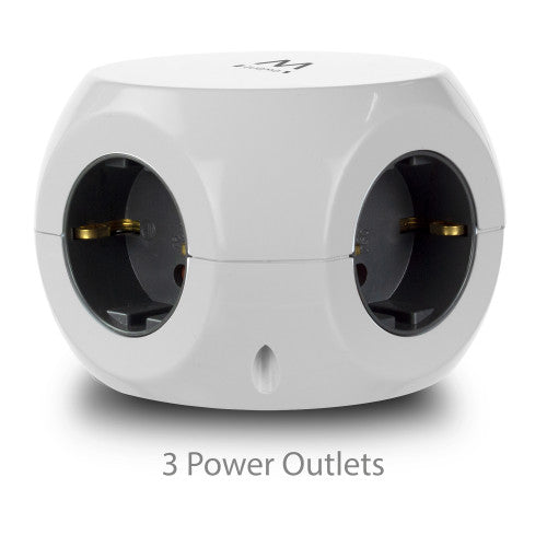 Ewent EW3939 base mÃºltiple 1,5 m 3 salidas AC Interior Blanco_2