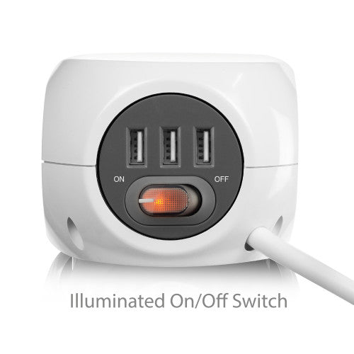 Ewent EW3939 base mÃºltiple 1,5 m 3 salidas AC Interior Blanco_6