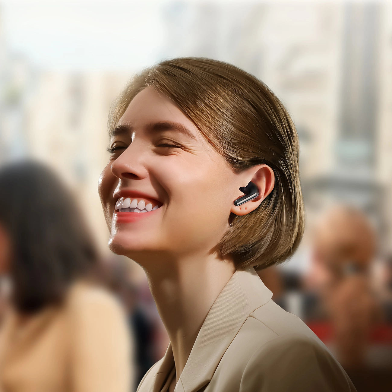 Joyroom Funpods JR-FN1 wireless in-ear TWS Bluetooth 5.4 ANC ENC headphones - black_10