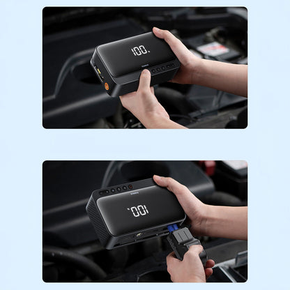 Jump starter Baseus Super Energy BS-CH013 4in1 600A with flashlight / powerbank 6000mAh / compressor - black_22