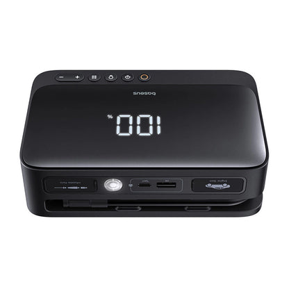 Jump starter Baseus Super Energy BS-CH013 4in1 600A with flashlight / powerbank 6000mAh / compressor - black_4