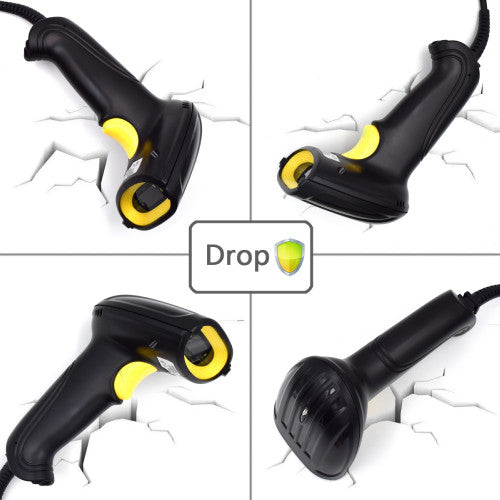 Ewent EW3400 lector de código de barras Lector de códigos de barras portátil 1D Laser Negro_6