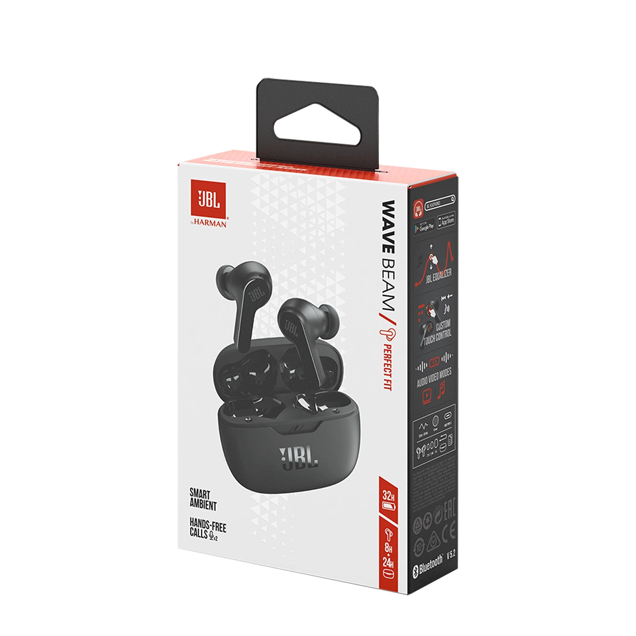 JBL Headphones In-Ear InEar Wave Beam black Schwarz (JBLWBEAMBLK)_8