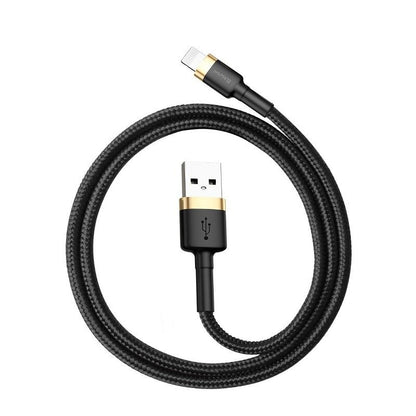 Baseus Cafule Cable USB Lightning 2.4A 1m (Gold+Black)_0