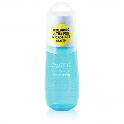 Ewent EW5671 kit de limpieza para computadora Pantallas / Plásticos Líquido para limpieza de equipos 200 ml_1