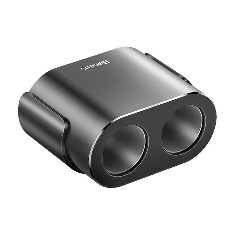 Baseus CRDYQ-01 splitter 2x cigarette lighter socket 80W 2x USB-A 3.1A - black_7