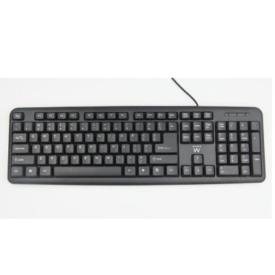 EWENT TECLADO STANDARD SLIM USB NEGRO (EW3109)_0