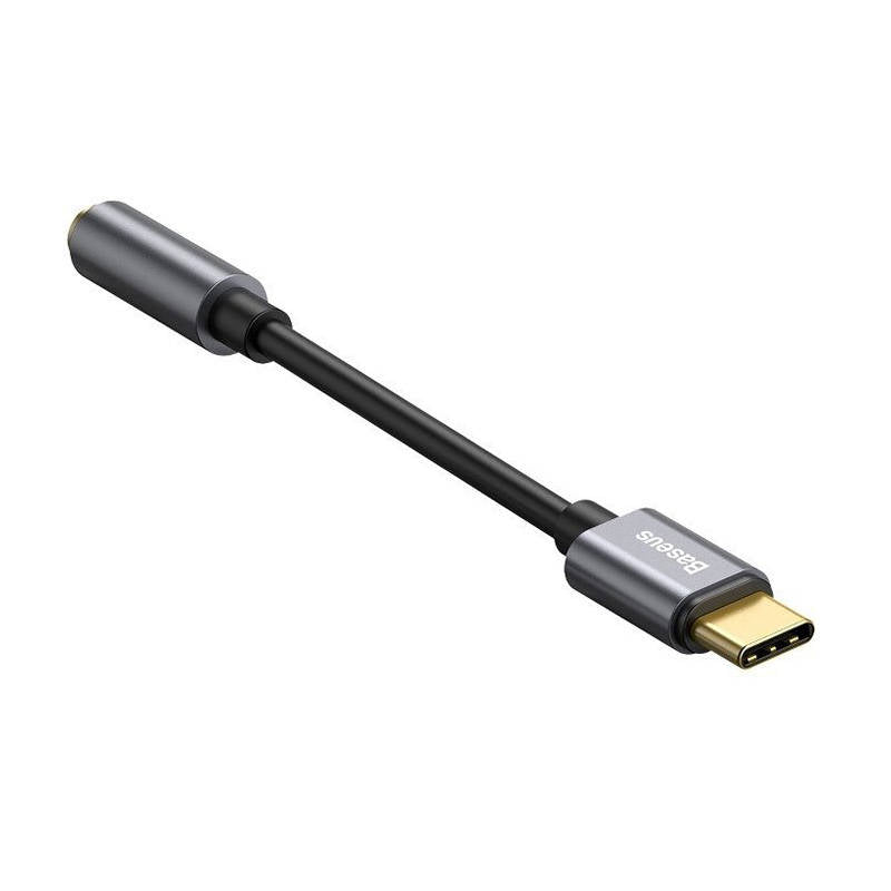 Baseus L54 adapter for USB-C headphones / mini jack 3.5mm DAC 24 bit 48 KHz - gray_6