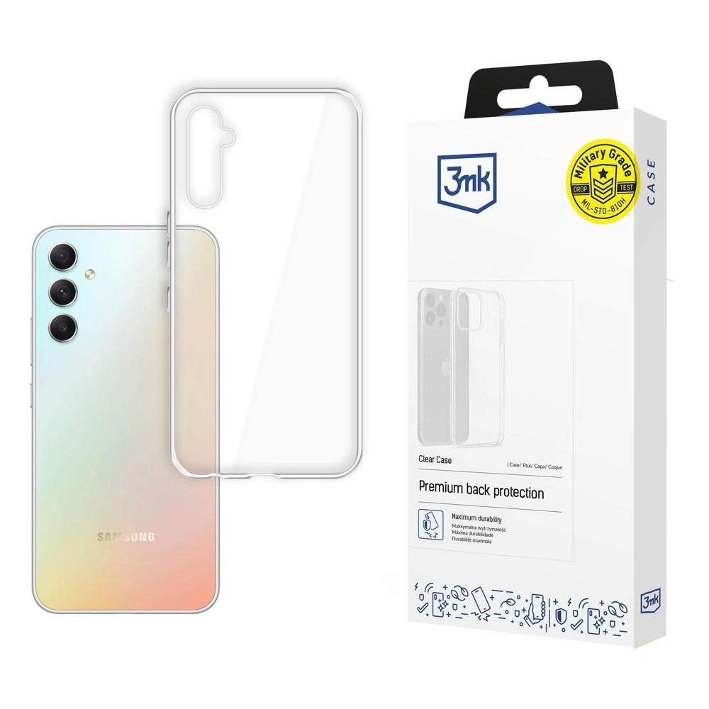 3mk Clear Case for Samsung Galaxy A34 5G - transparent_0