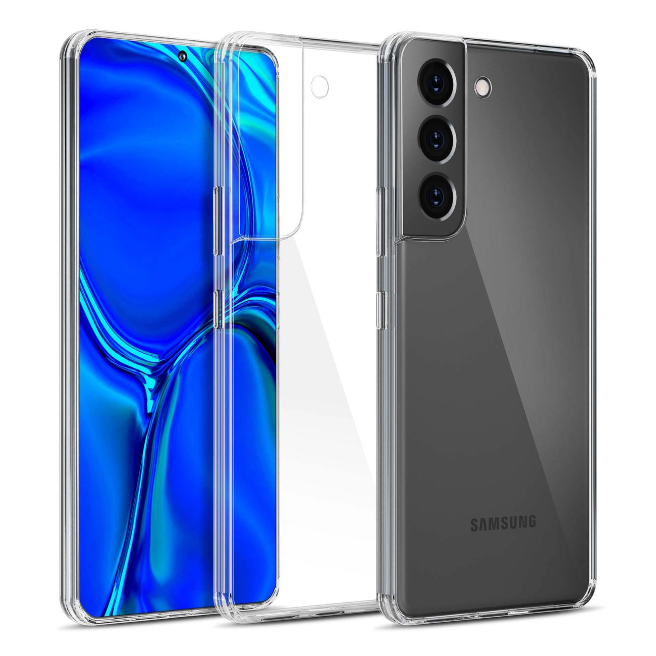 3mk Clear Case for Samsung Galaxy S22 5G - transparent_1
