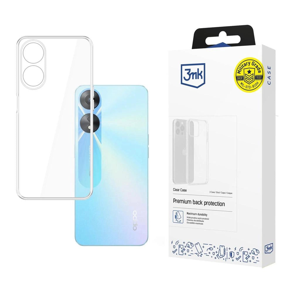 3mk Clear Case for Oppo A58 5G - transparent_0