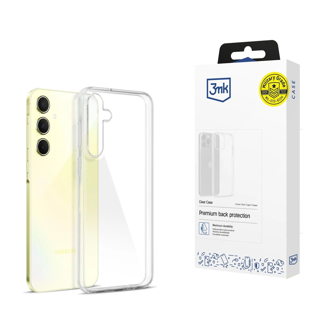 3mk Clear Case for Samsung Galaxy A55 5G - transparent_0