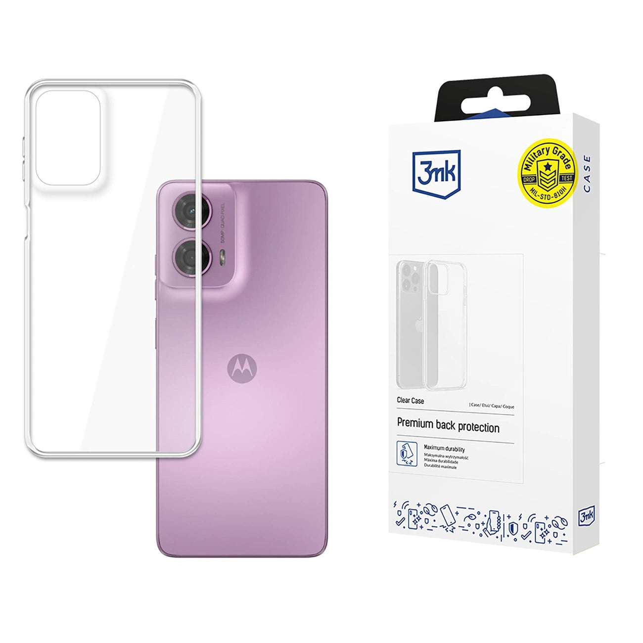 3mk Clear Case for Motorola Moto G24 - transparent_0