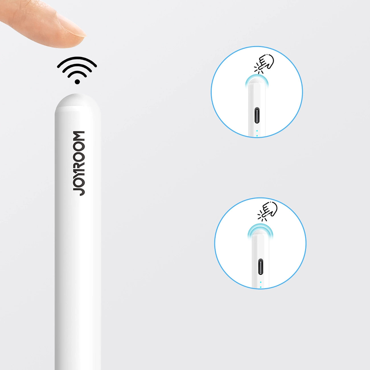 Joyroom JR-X15 active stylus 130mAh USB-C - white_5