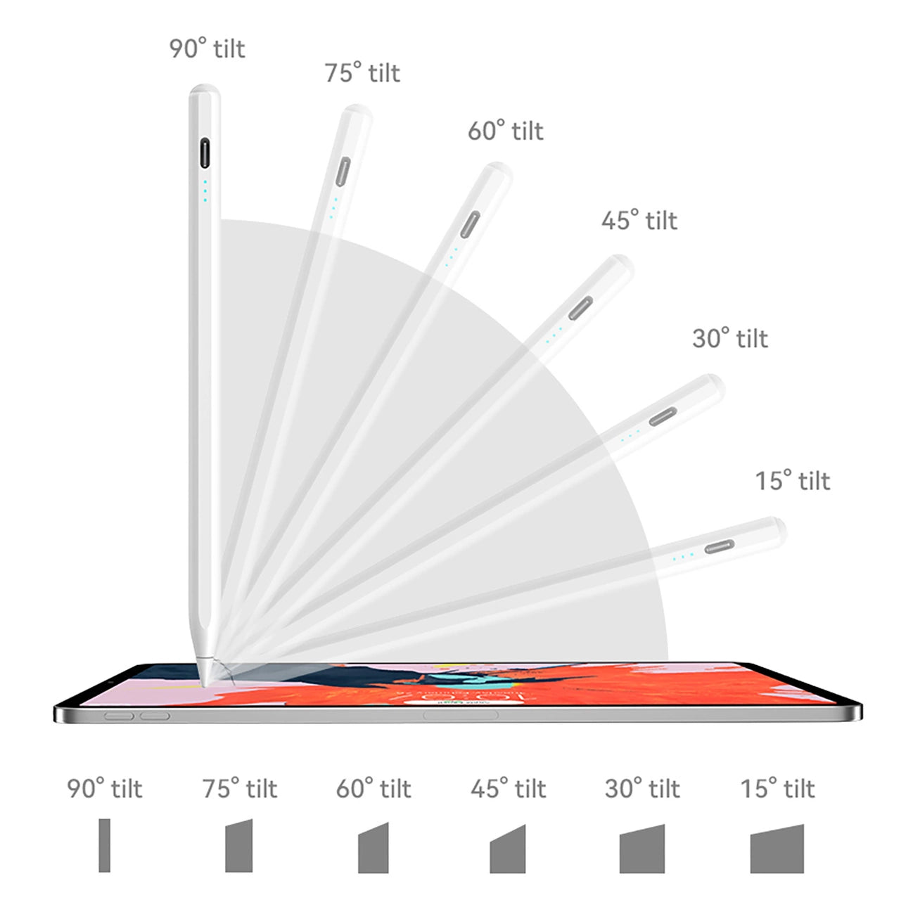 Joyroom JR-X15 active stylus 130mAh USB-C - white_8