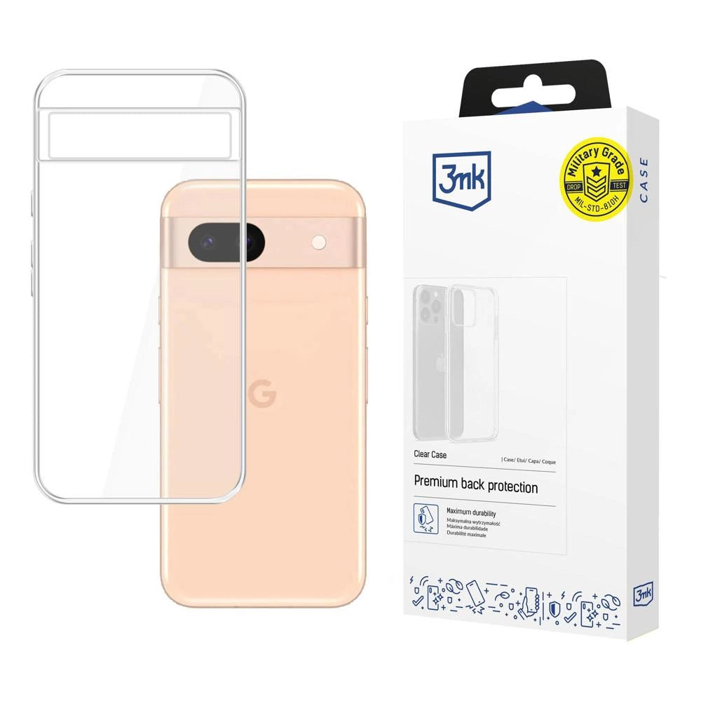 3mk Clear Case for Google Pixel 8A 5G - transparent_0