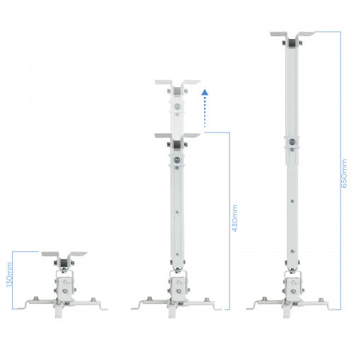 Soporte de Techo para Proyector TooQ PJ2012T-W/ Inclinable/ hasta 20kg_2