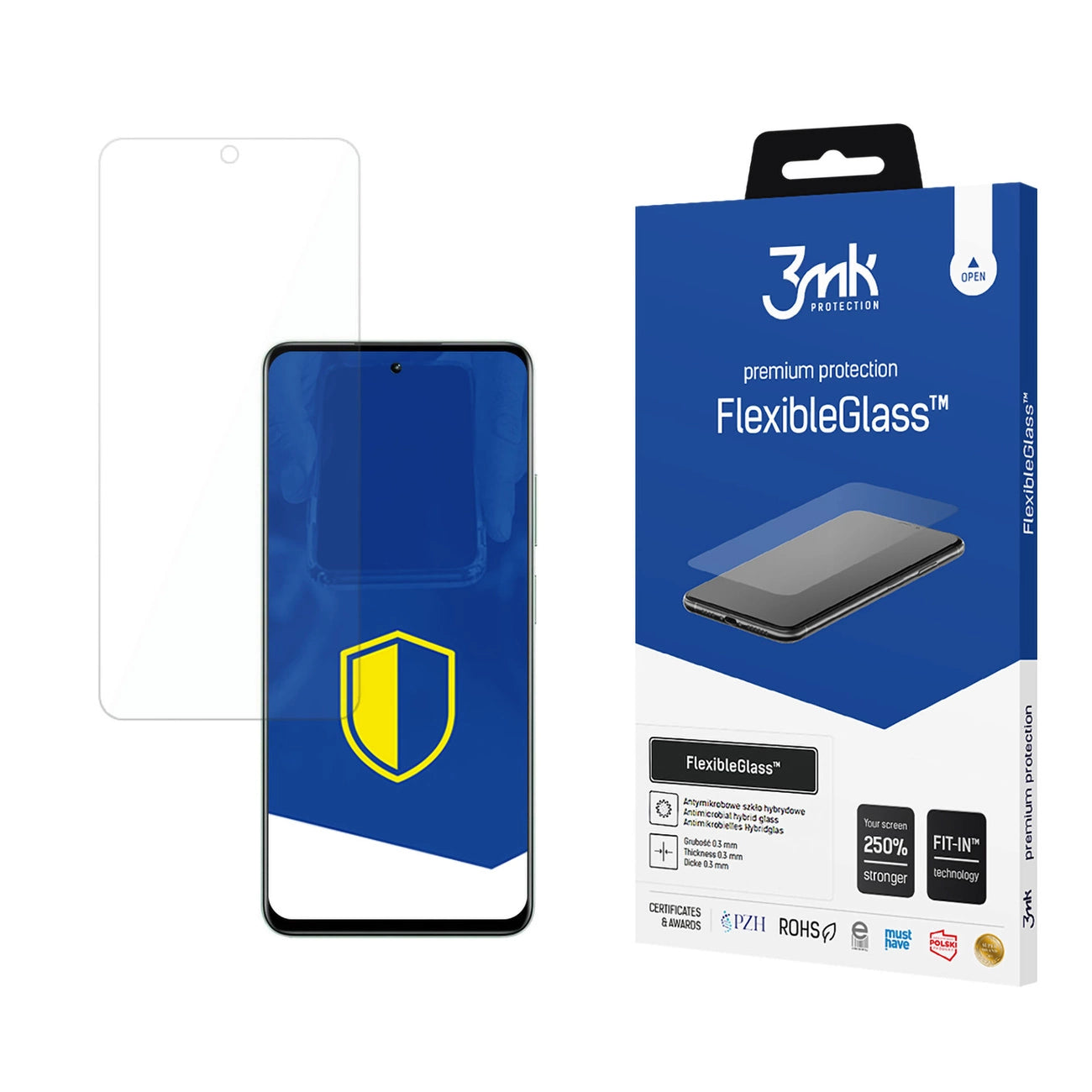 Tempered Glass 3mk FlexibleGlass for Realme C67_0