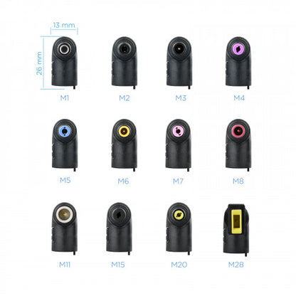 Cargador de Portátil TooQ TQLC-90BS02AT/ 90W/ Automático/ 12 Conectores/ Voltaje 12-20V/ 1 USB_2